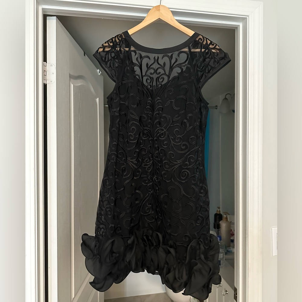 Jessica Simpson Black Lace Mini Dress